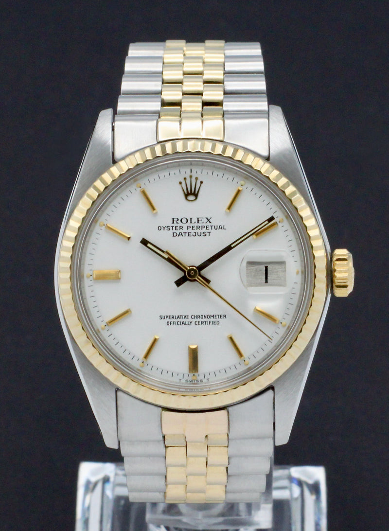 Rolex Datejust 1601 - 1978 - goud/staal - two/tone - Rolex horloge - Rolex kopen - Rolex heren horloge - Trophies Watches