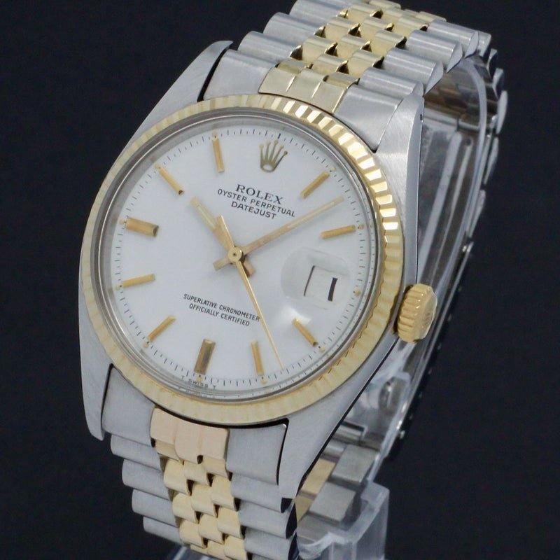 Rolex Datejust 1601 - 1978 - goud/staal - two/tone - Rolex horloge - Rolex kopen - Rolex heren horloge - Trophies Watches