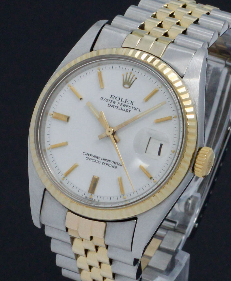 Rolex Datejust 1601 - 1978 - goud/staal - two/tone - Rolex horloge - Rolex kopen - Rolex heren horloge - Trophies Watches