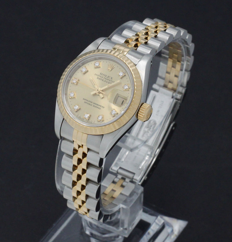 Rolex Lady-Datejust 69173G - 1992 - Rolex horloge - Rolex kopen - Rolex dames horloge - Trophies Watches