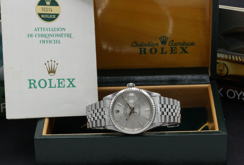 Rolex Datejust 16014 - 1984 - Rolex horloge - Rolex kopen - Rolex heren horloge - Trophies Watches