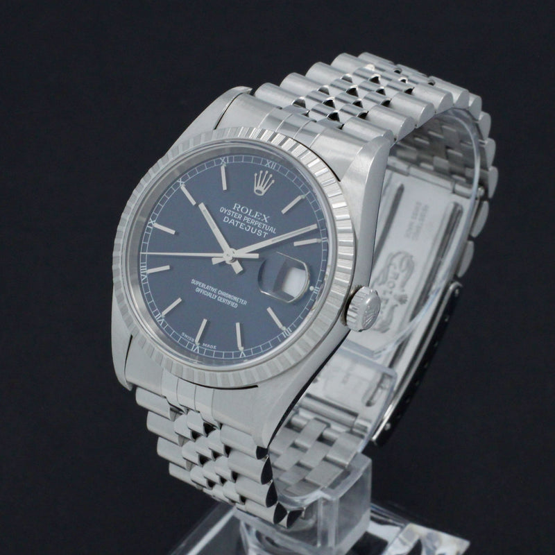 Rolex Datejust 16220 - 2001 - Rolex horloge - Rolex kopen - Rolex heren horloge - Trophies Watches