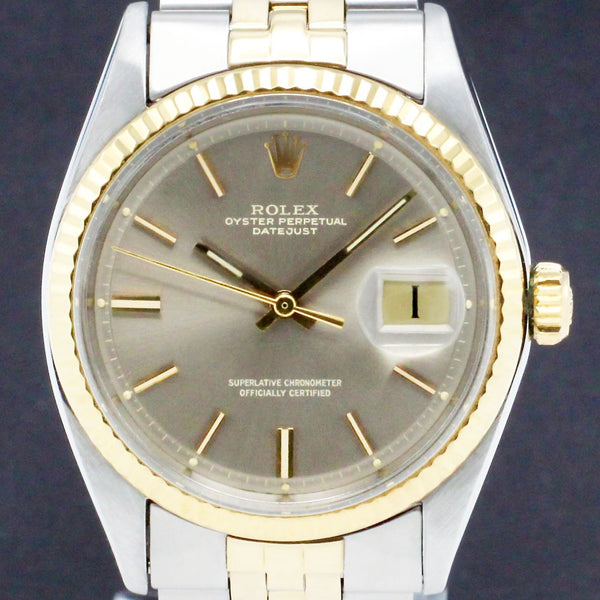 Rolex Datejust 1601 - 1971 - goud/staal - two/tone - Rolex horloge - Rolex kopen - Rolex heren horloge - Trophies Watches