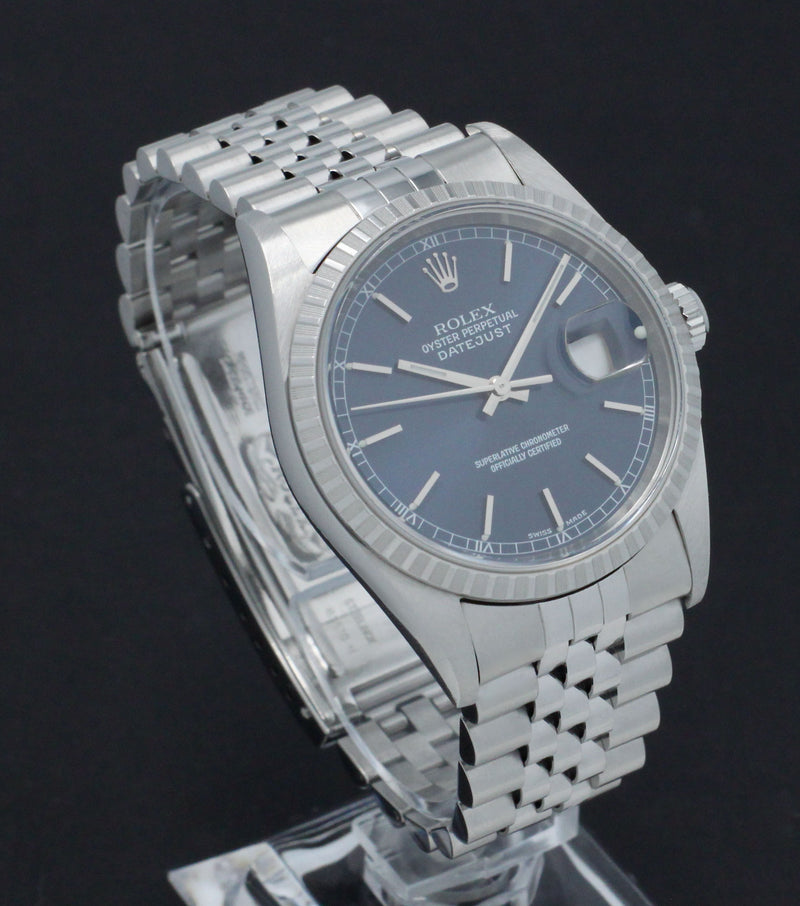 Rolex Datejust 16220 - 2001 - Rolex horloge - Rolex kopen - Rolex heren horloge - Trophies Watches