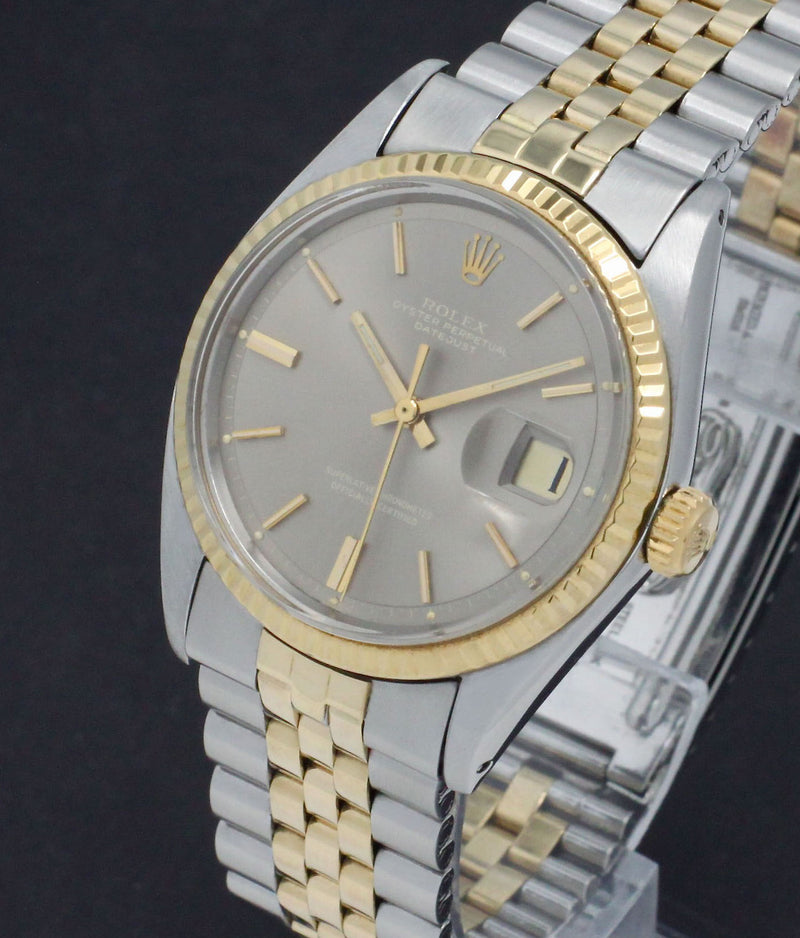 Rolex Datejust 1601 - 1971 - goud/staal - two/tone - Rolex horloge - Rolex kopen - Rolex heren horloge - Trophies Watches