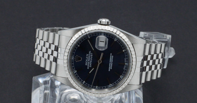 Rolex Datejust 16220 - 2001 - Rolex horloge - Rolex kopen - Rolex heren horloge - Trophies Watches