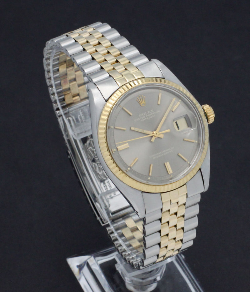 Rolex Datejust 1601 - 1971 - goud/staal - two/tone - Rolex horloge - Rolex kopen - Rolex heren horloge - Trophies Watches