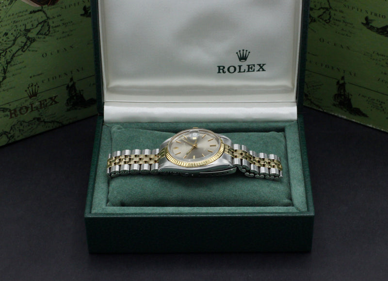 Rolex Datejust 1601 - 1971 - goud/staal - two/tone - Rolex horloge - Rolex kopen - Rolex heren horloge - Trophies Watches