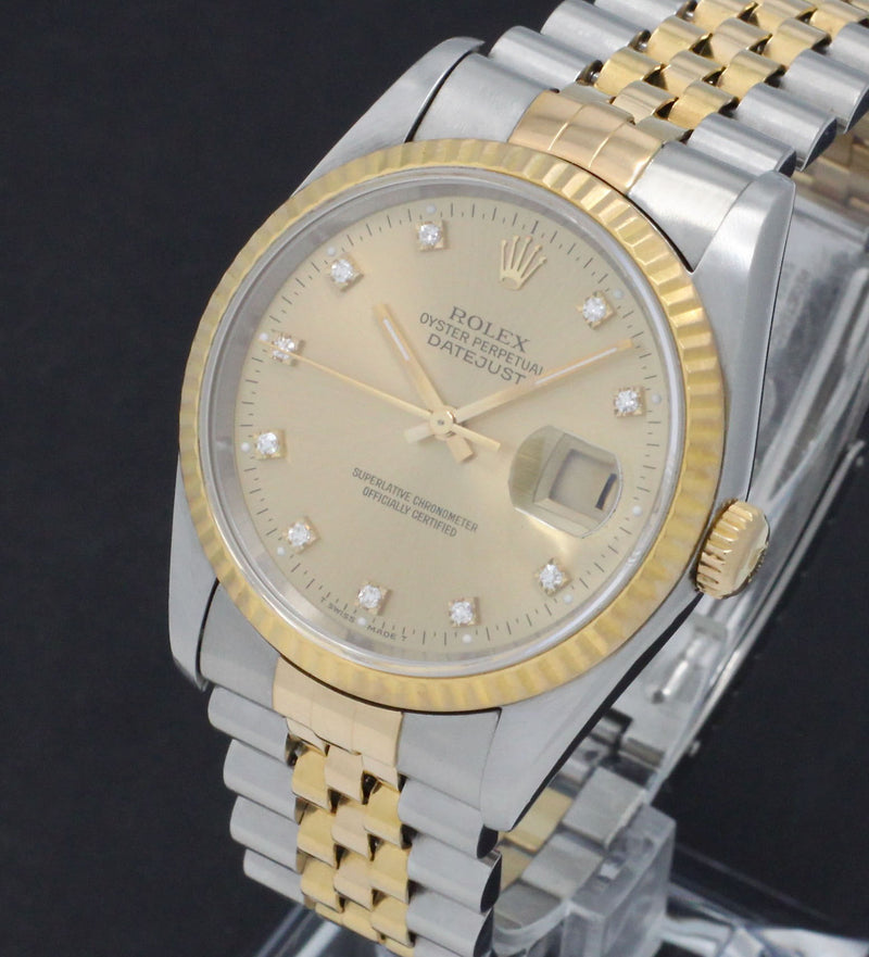 Rolex Datejust 16233G - 1995 - Rolex horloge - Rolex kopen - Rolex heren horloge - Trophies Watches