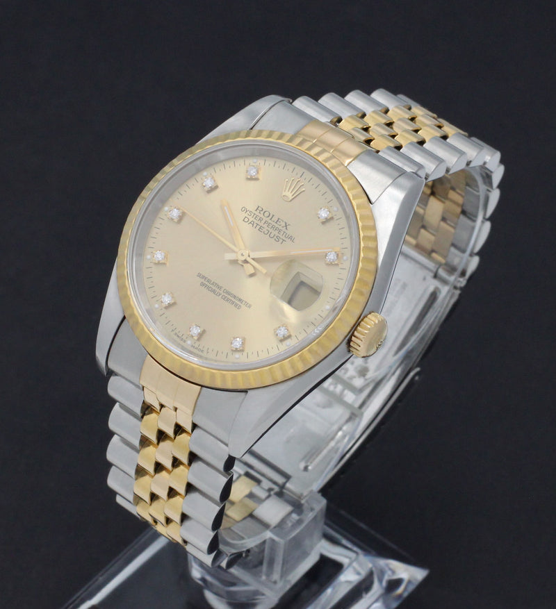 Rolex Datejust 16233G - 1995 - Rolex horloge - Rolex kopen - Rolex heren horloge - Trophies Watches