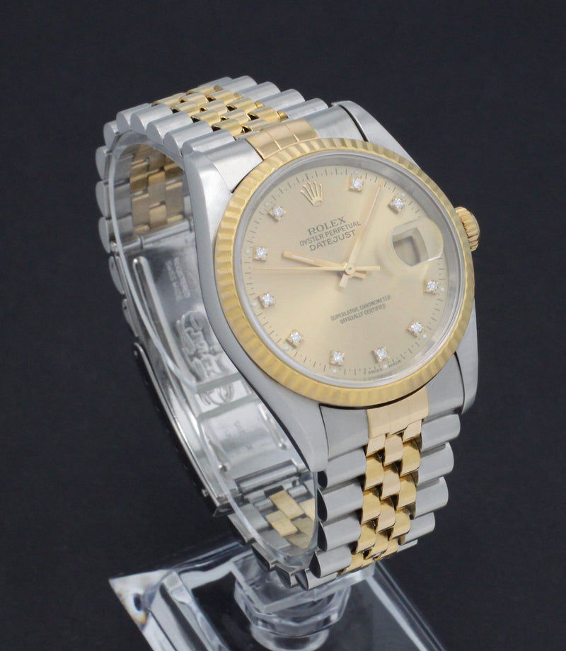 Rolex Datejust 16233G - 1995 - Rolex horloge - Rolex kopen - Rolex heren horloge - Trophies Watches