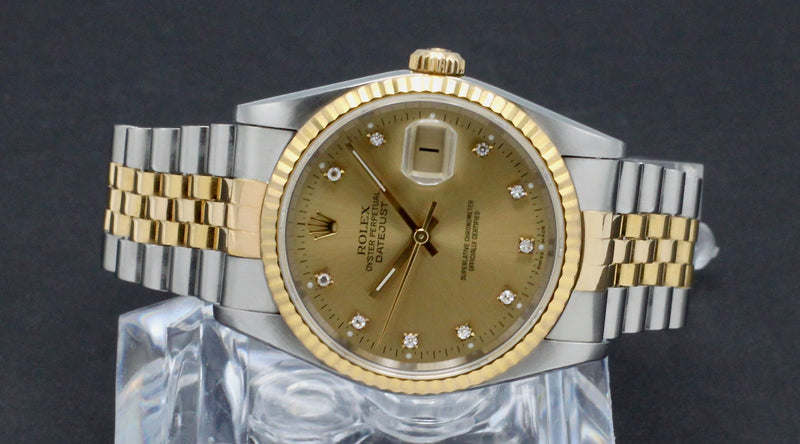 Rolex Datejust 16233G - 1995 - Rolex horloge - Rolex kopen - Rolex heren horloge - Trophies Watches