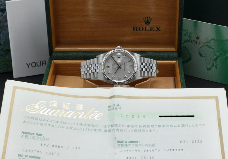 Rolex Datejust 16234G - 1997 - Rolex horloge - Rolex kopen - Rolex heren horloge - Trophies Watches