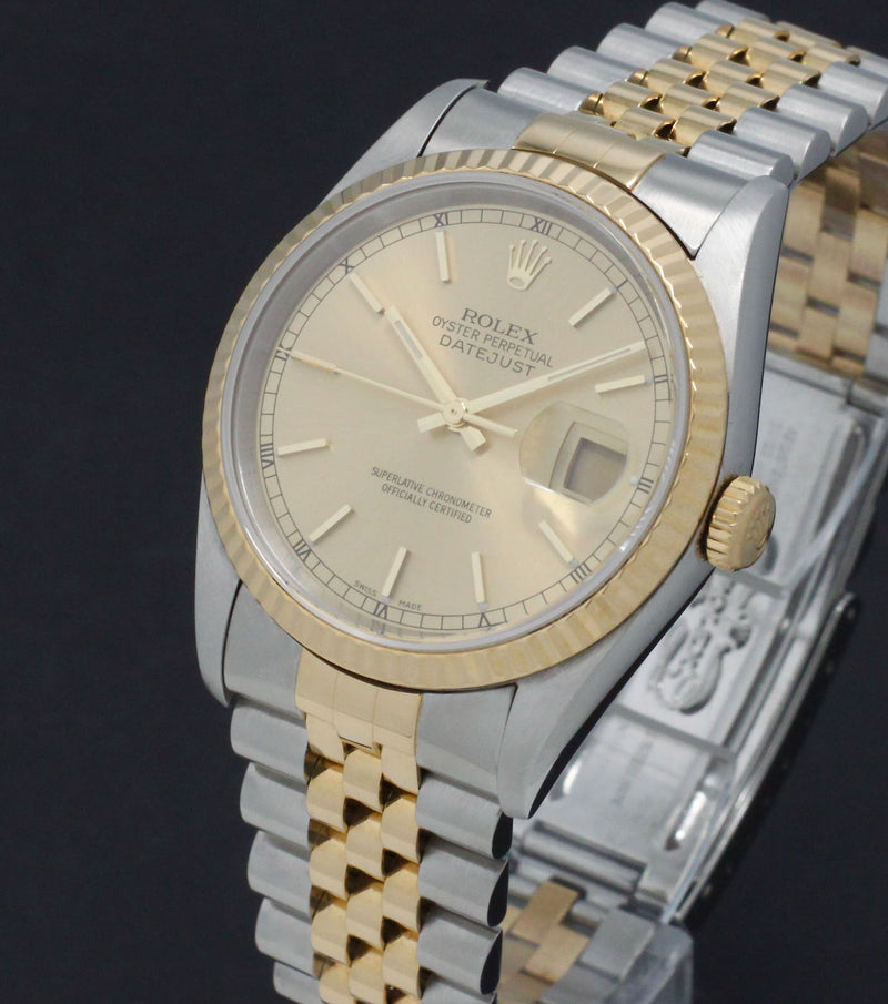 Rolex Datejust 16233 - 2001 - Rolex horloge - Rolex kopen - Rolex heren horloge - Trophies Watches