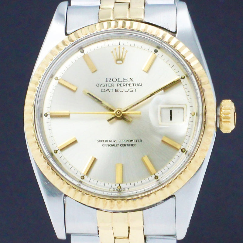 Rolex Datejust 1601 - 1966 - goud/staal - two/tone - Rolex horloge - Rolex kopen - Rolex heren horloge - Trophies Watches