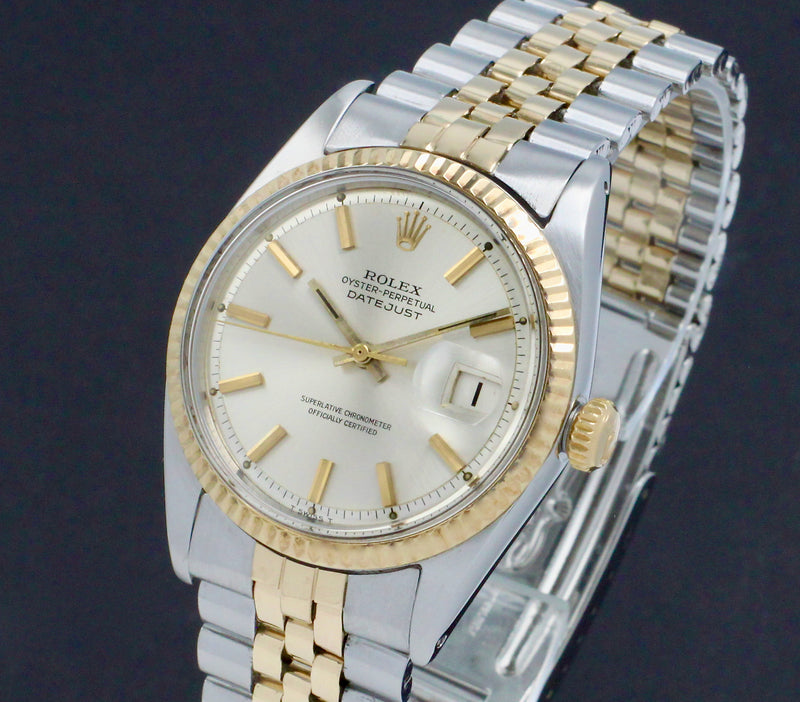 Rolex Datejust 1601 - 1966 - goud/staal - two/tone - Rolex horloge - Rolex kopen - Rolex heren horloge - Trophies Watches