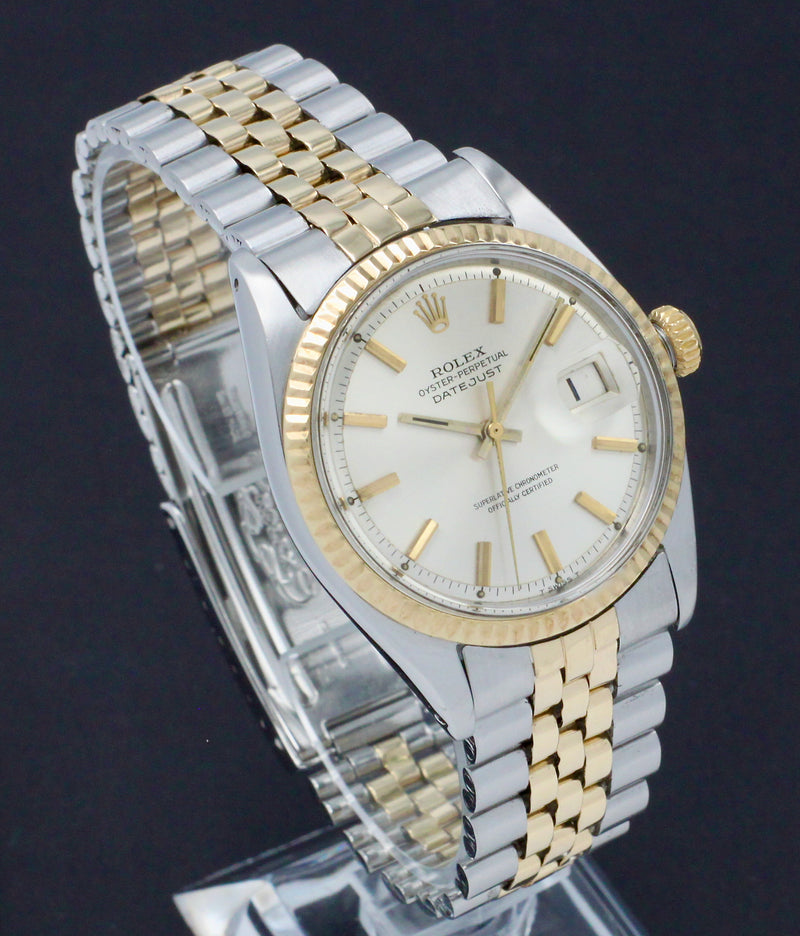 Rolex Datejust 1601 - 1966 - goud/staal - two/tone - Rolex horloge - Rolex kopen - Rolex heren horloge - Trophies Watches