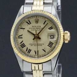 Rolex Oyster Perpetual Lady Date 6517 - 1965 - Rolex horloge - Rolex kopen - Rolex dames horloge - Trophies Watches