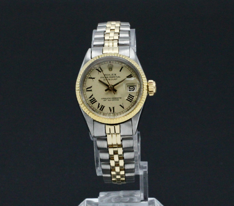 Rolex Oyster Perpetual Lady Date 6517 - 1965 - Rolex horloge - Rolex kopen - Rolex dames horloge - Trophies Watches