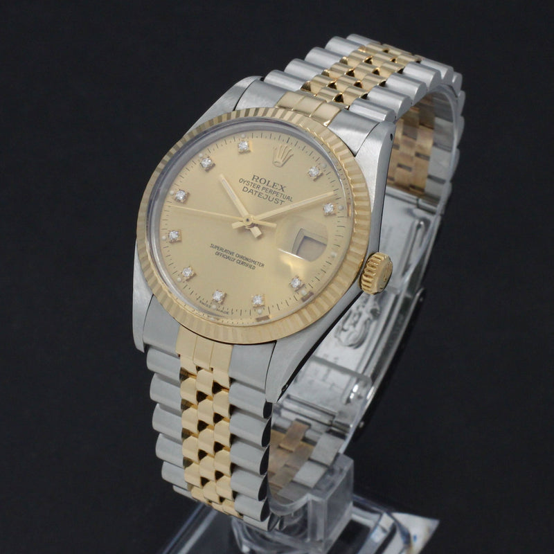 Rolex Datejust 16013G - 1987 - Rolex horloge - Rolex kopen - Rolex heren horloge - Trophies Watches