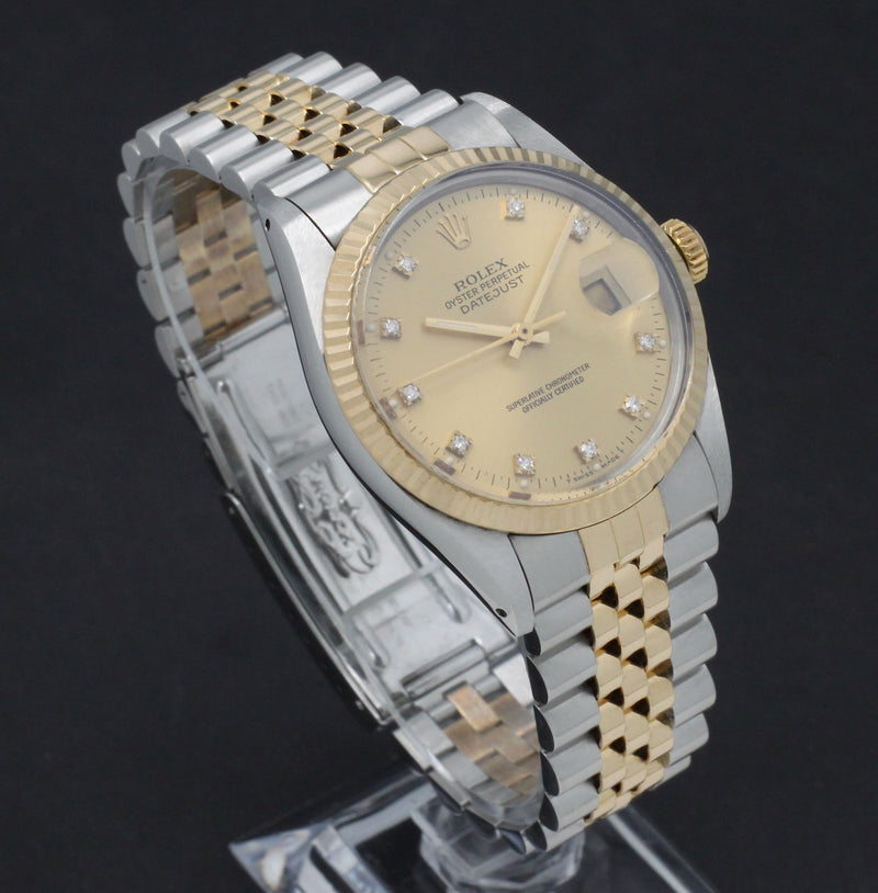 Rolex Datejust 16013G - 1987 - Rolex horloge - Rolex kopen - Rolex heren horloge - Trophies Watches