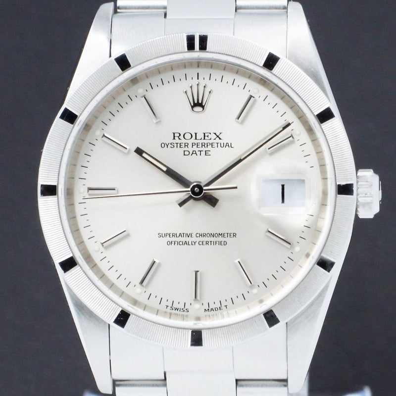 Rolex Oyster Perpetual Date 15210 - 1997 - Rolex horloge - Rolex kopen - Rolex heren horloge - Trophies Watches