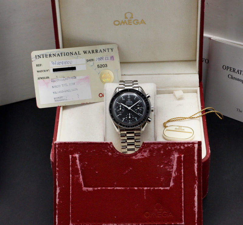 Omega Speedmaster Reduced 3510.50.00 - 1999 - Omega horloge - Omega kopen - Omega heren horloge - Trophies Watches