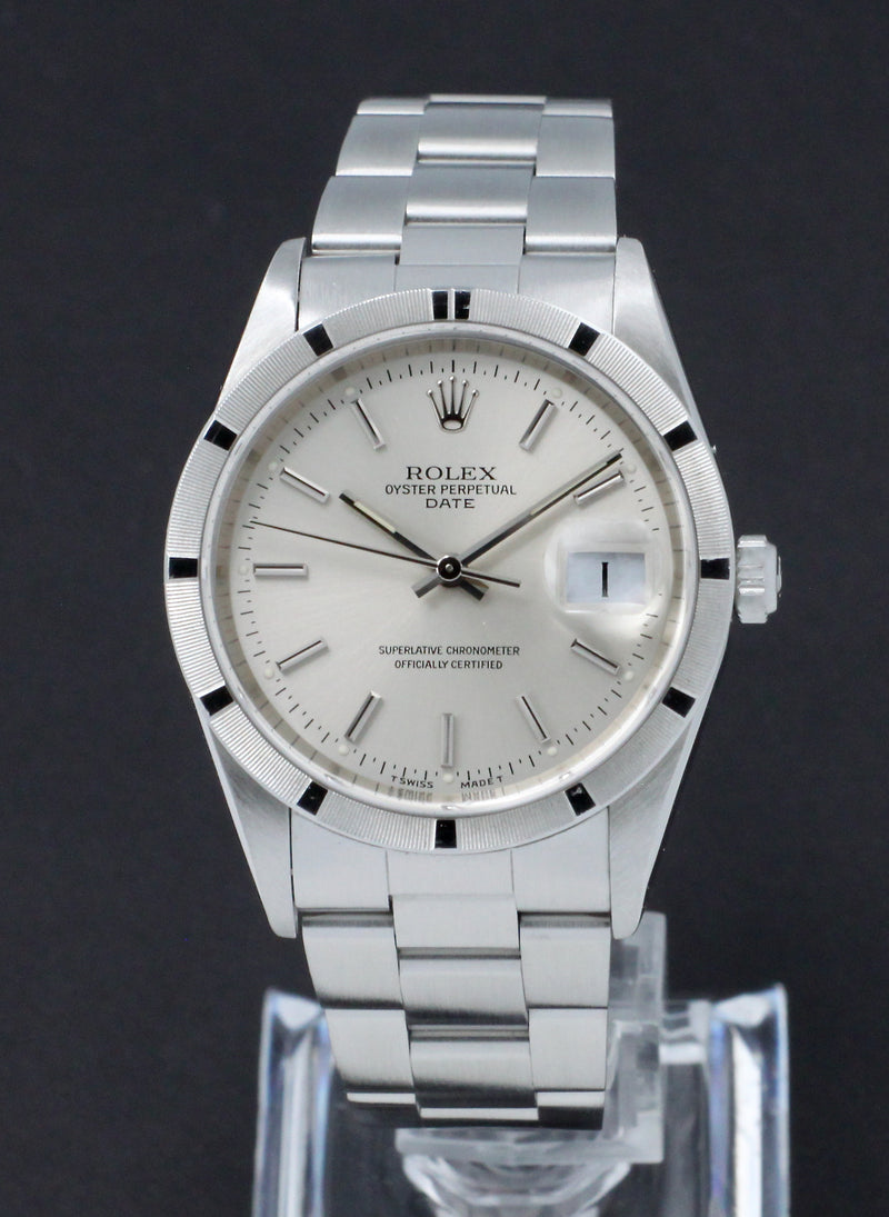 Rolex Oyster Perpetual Date 15210 - 1997 - Rolex horloge - Rolex kopen - Rolex heren horloge - Trophies Watches