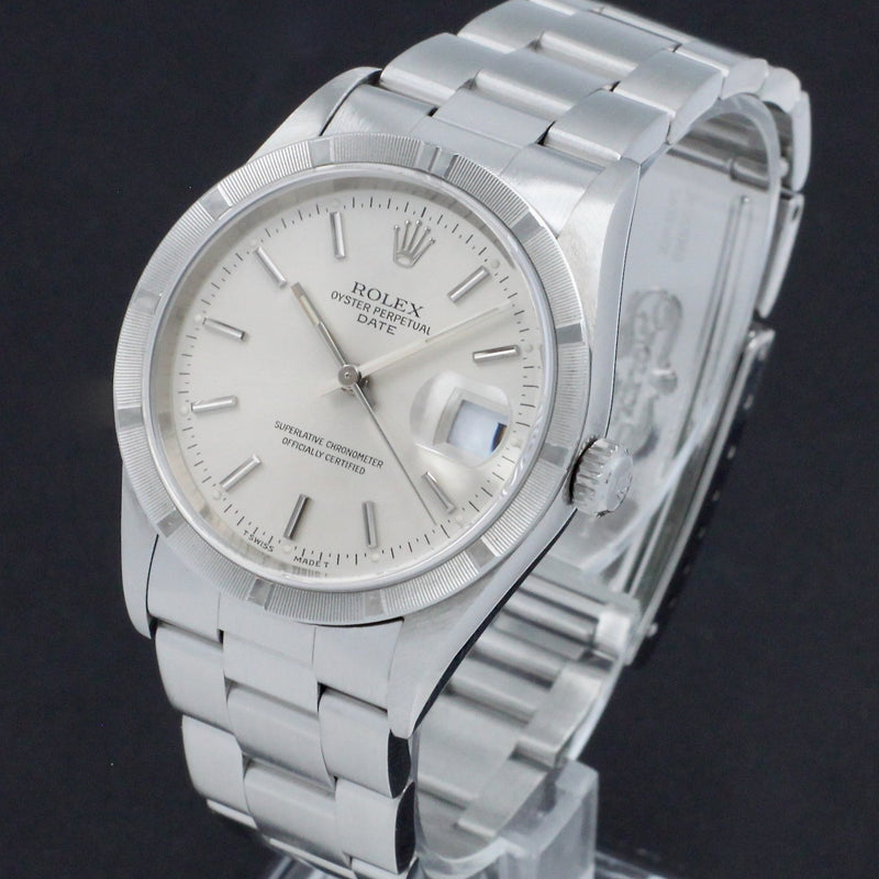 Rolex Oyster Perpetual Date 15210 - 1997 - Rolex horloge - Rolex kopen - Rolex heren horloge - Trophies Watches