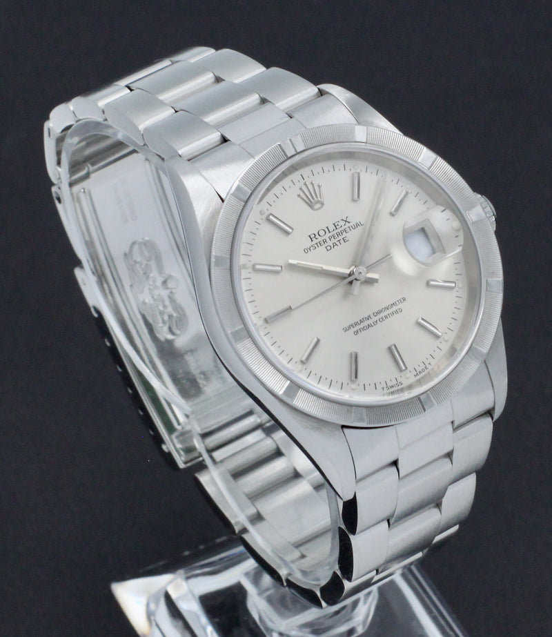 Rolex Oyster Perpetual Date 15210 - 1997 - Rolex horloge - Rolex kopen - Rolex heren horloge - Trophies Watches