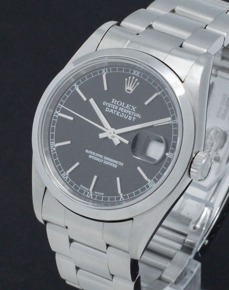 Rolex Datejust 16200 - 2004 - Rolex horloge - Rolex kopen - Rolex heren horloge - Trophies Watches