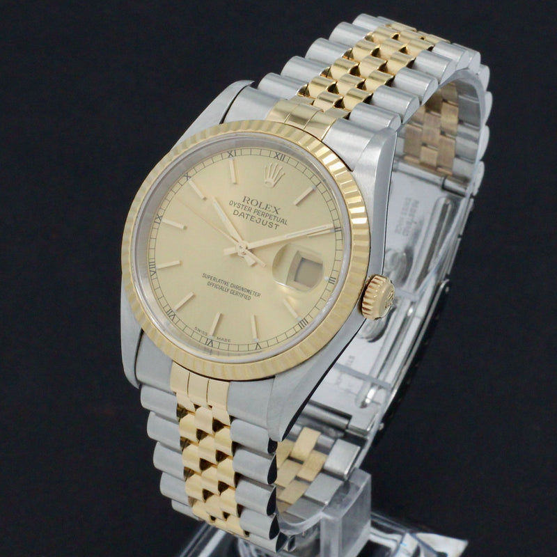 Rolex Datejust 16233 - 2002 - Rolex horloge - Rolex kopen - Rolex heren horloge - Trophies Watches