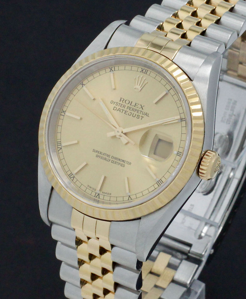 Rolex Datejust 16233 - 2002 - Rolex horloge - Rolex kopen - Rolex heren horloge - Trophies Watches