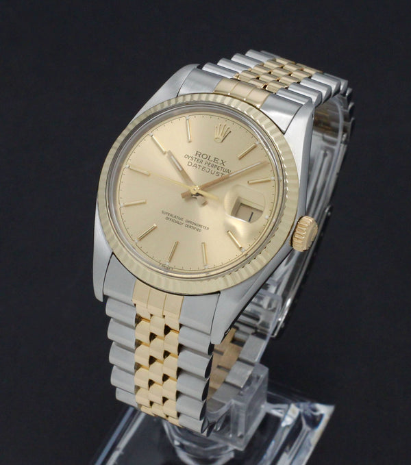 Rolex Datejust 16013 - 1987 - Rolex horloge - Rolex kopen - Rolex heren horloge - Trophies Watches