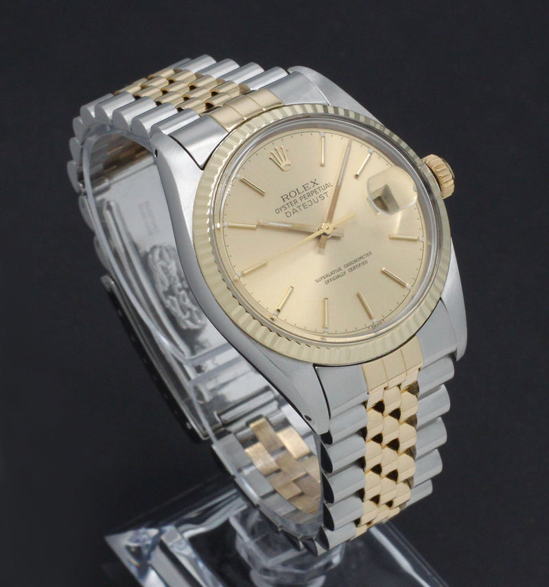 Rolex Datejust 16013 - 1987 - Rolex horloge - Rolex kopen - Rolex heren horloge - Trophies Watches