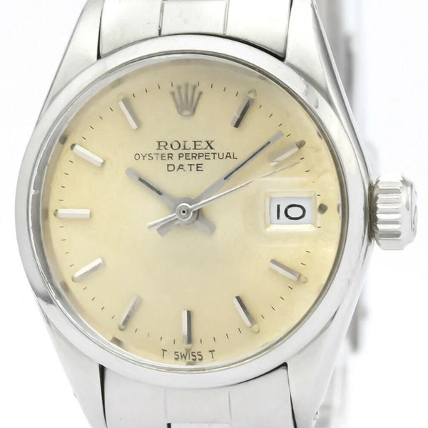 Rolex Oyster Perpetual Lady Date 6516 - 1970 - Rolex horloge - Rolex kopen - Rolex dames horloge - Trophies Watches